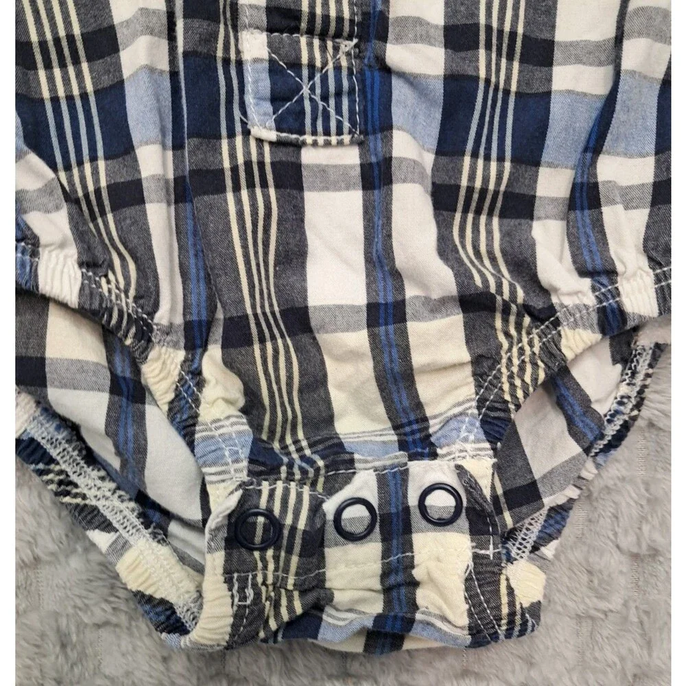 OshKosh B'Gosh  Baby Overalls Bibs Sz 12 Months Pants Long Sleeve Shirt 2 Pieces